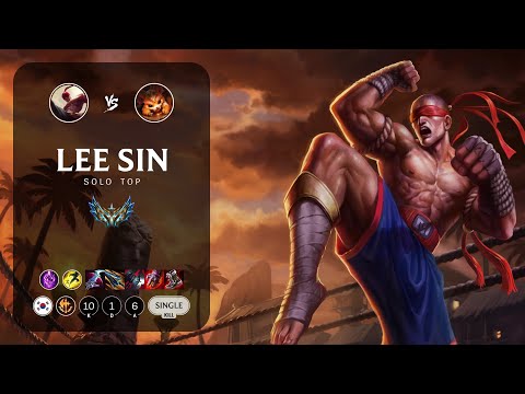 Lee Sin Top vs Gnar - KR Challenger Patch 14.7