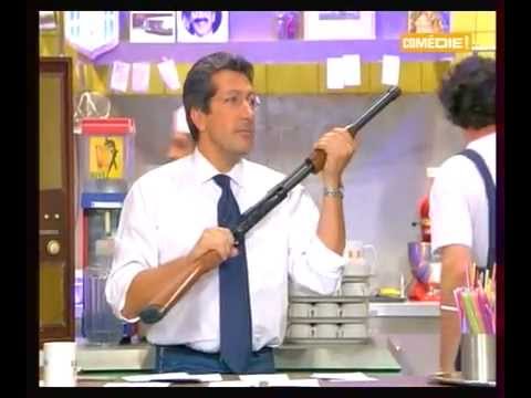 Alain Chabat agresse Eric et Ramzy avec un fusil!