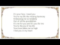 Brian Wilson - You've Touched Me Lyrics