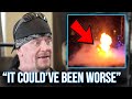 Undertaker Caught Fire On The Way To The Ring