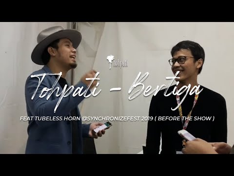 Tohpati - Bertiga feat Tubeless Horn @synchronizefest 2019 ( before the show )