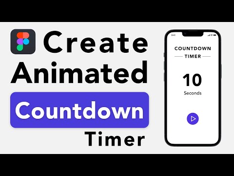 Watch Figma Create Animated Countdown Timer on YouTube