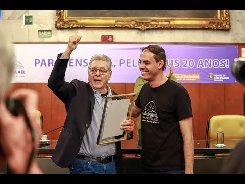 Íntegra | Eliseu Gabriel comemora os 20 anos da AEL com grande solenidade no Salão Nobre da Câmara