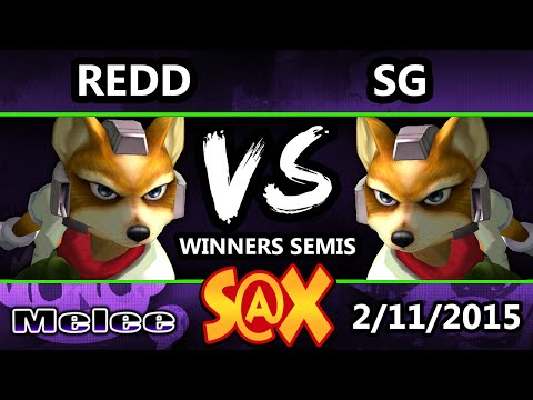S@X - VGBC | Redd (Fox) Vs. SG (Fox) SSBM Winners Semis - Smash Melee