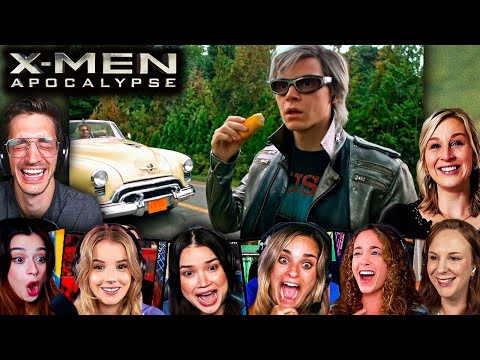 TOP "Quicksilver Saves Everyone" Reactions! X-Men: Apocalypse (2016) Movie Reaction First Time Watch