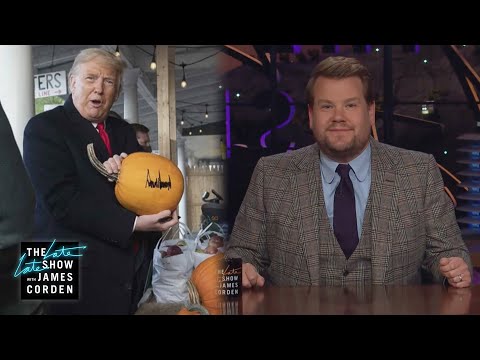 特朗普連南瓜都不能正確簽名 (Trump Can't Even Sign a Pumpkin Correctly)