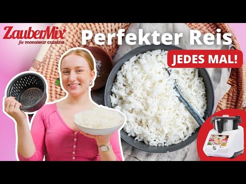 🍚✨  SO gelingt fluffiger Reis OHNE Anbrennen! | Monsieur Cuisine Rezept