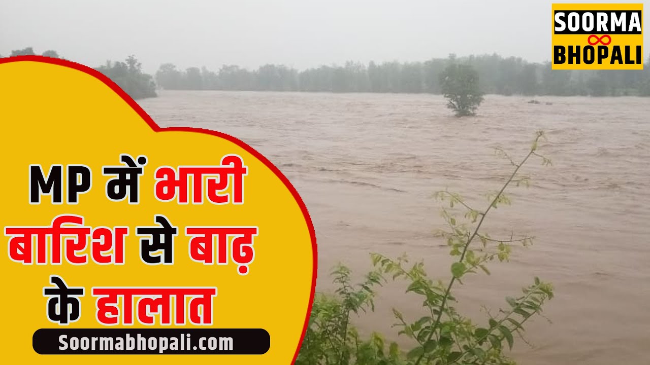 MP में भारी बारिश से बाढ़ के हालात