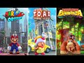 New Donk City In Donkey Kong Bananza Vs Mario Odyssey Vs Captain Toad Treasure Tracker