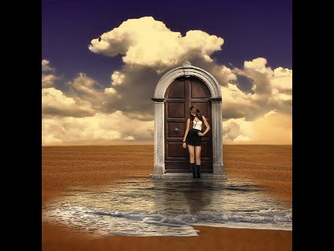 Photoshop Manipulation Tutorial - Photo Manipulation - Girl at the desert door