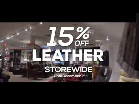 Leather 15% Off Sale - Coulter's Furniture