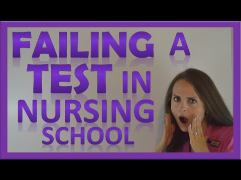 Failed a Test in Nursing School | How to Handle Failing a Test in School