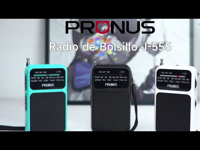 Vídeo relacionado con PRUNUS J-555 Am/FM Radio Portatil Pequeña Recargable, Carga USB-C, Radios Pequeña Pilas, con Toma de Auriculares, Transistor Radio de Bolsillo con Clip y cordón para Correr, Acampar. (Azul)