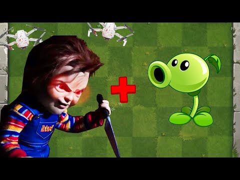 Robot Chucky (Buddi) + Peashooter Fusion - Plants vs Zombies Animation