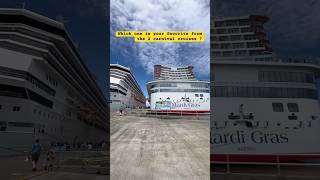 Carnival Freedom or Carnival Mardi Gras - which one you prefer ? #carnivalpride #carnivalfreedom