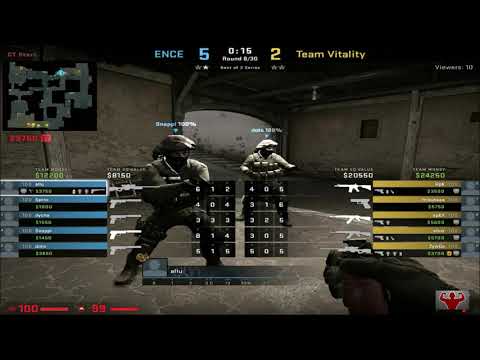 Allu CS:GO POV (ENCE)(26-12) vs Vitality / dust2 / ESL Pro League Season 13