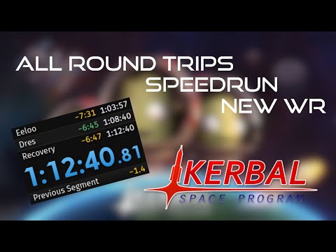 Kerbal Space Program All Round Trips Speedrun [1:12:40] - World Record
