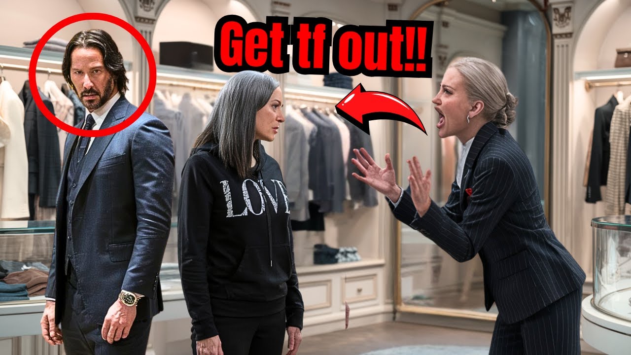 Luxury Boutique Manager Humiliates a Woman, Unaware She's Keanu Reeves' Wife!