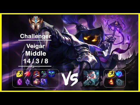 Middle Veigar vs Zilean KR Challenger Patch 12.6