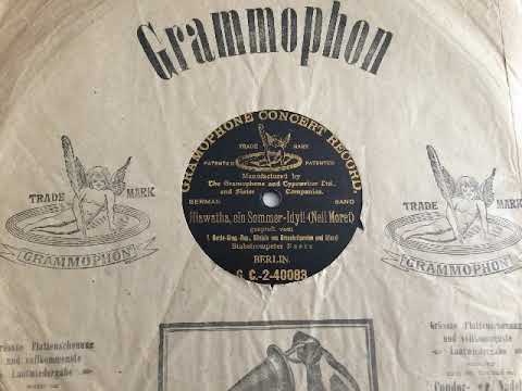 Ragtime: Hiawatha, Sommer-Idyll, 1. Garde Dragoner Regiment, Berlin, 1904