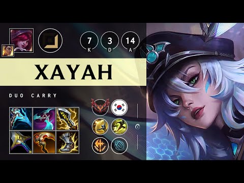 Xayah ADC vs Kai'Sa - KR Grandmaster Patch 25.19