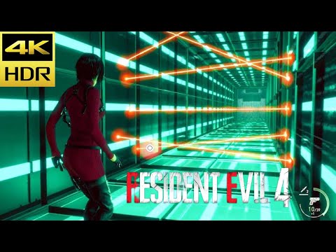 Ada Escapes The Laser Room Scene - Resident Evil 4 Remake Separate Ways DLC