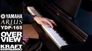Video thumbnail for Yamaha Arius YDP-165 - Overview with Gabriel Aldort by Kraft Music
