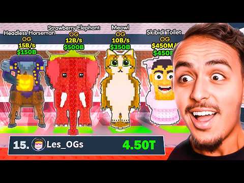 Des YOUTUBERS visitent notre BASE TOP 15 MONDIAL sur STEAL A BRAINROT ! (ils sont choqués)