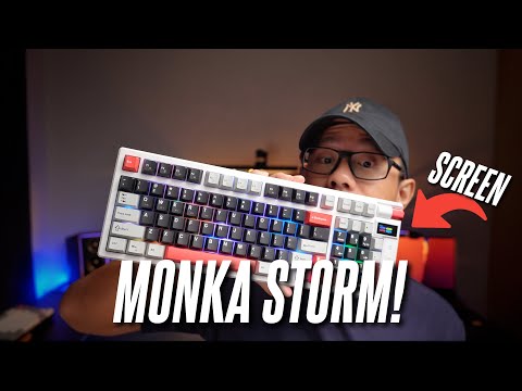 Should ALL Keyboards have Screens?! Marvo Pro Monka Storm Review!