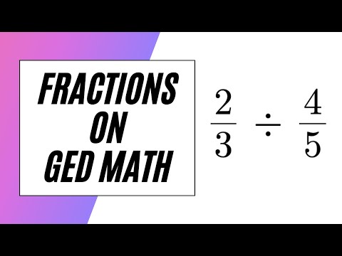 GED Math Fractions!