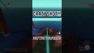 Golf With Your Friends Crazy Shot!!! | #Shorts