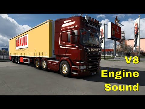 Scania R520 V8 Engine Sound - ETS2 Mods | Euro Truck Simulator 2 1.56