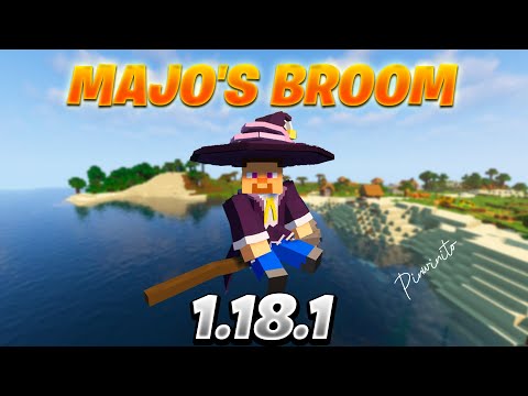 Pinwinito - magic broom - Majo's Broom 1.18.1 Minecraft