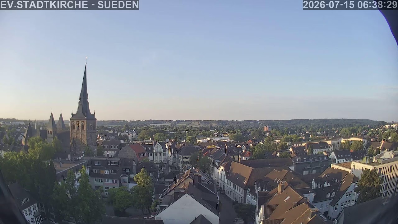 Live webcam view of Stadtkirche Tower: South View