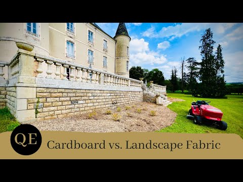 Château Garden: Cardboard vs. Landscape Fabric| Queen's Escape