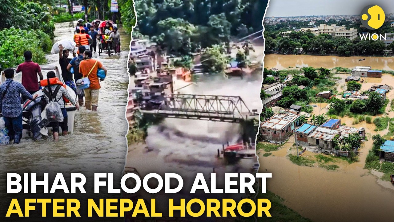 NEPAL Flood HORROR LIVE | Bihar On High Alert After Nepal Flash Floods | Gandak River Surge Feared