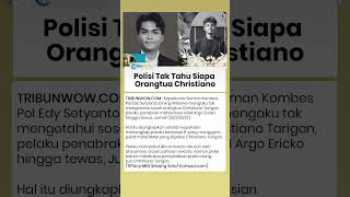 Polisi Tak Tahu Siapa Orangtua Christiano Tarigan, Penabrak Mahasiswa UGM hingga Tewas