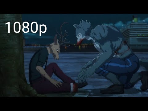 Legosi Louis and Riz end of the fight Beastars s2 ep12 1080p (english sub)