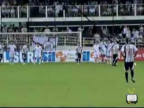 Gols - Santos 6 x 3 Bragantino - Paulistão 2010 - Rádio Santista