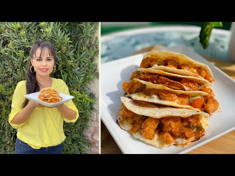 Como Hacer Tacos Gobernador de Camaron