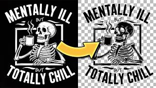 2 Ways To Remove Difficult Ai Art Backgrounds (Photoshop & Adobe Illustrator Tutorial)