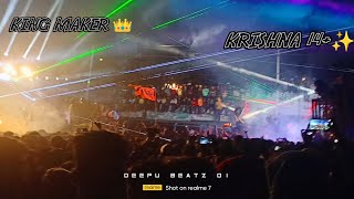 Download lagu KING MAKER SOUND🔥 VS KRISHNA 14  SOUND🌊 || 👑× Shiggaon⚡ || 9th DAY GANESH VISARJAN 2022🌺🙏🏻|| mp3