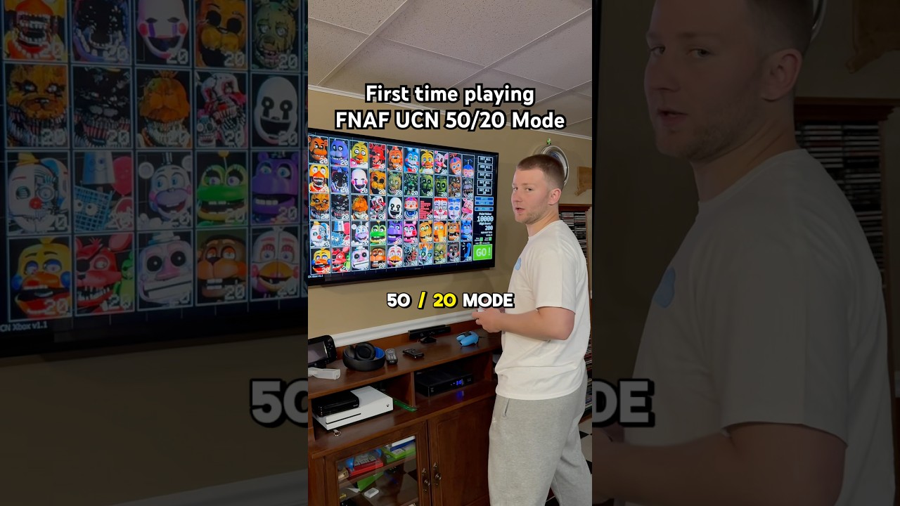 First time playing FNAF Ultimate Custom Night 50/20 Mode! 🐻🐰🐤🦊🐸🐷🐨🐻‍❄️🐶🦛
