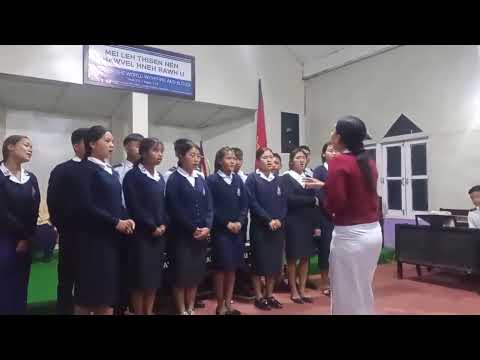 Corps cadet Songster Teikhang corps.           Conductor - Lt Lalremruati (Teruati) CO Teikhang.