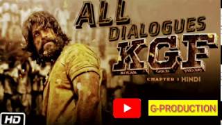 KGF Best Dialogues In Hindi  KGF Full Movie In Hin