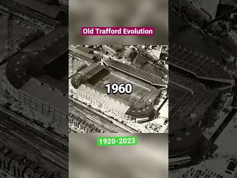 Old Trafford Evolution #manchesterunited #oldtrafford #football #youtubeshorts #stadium