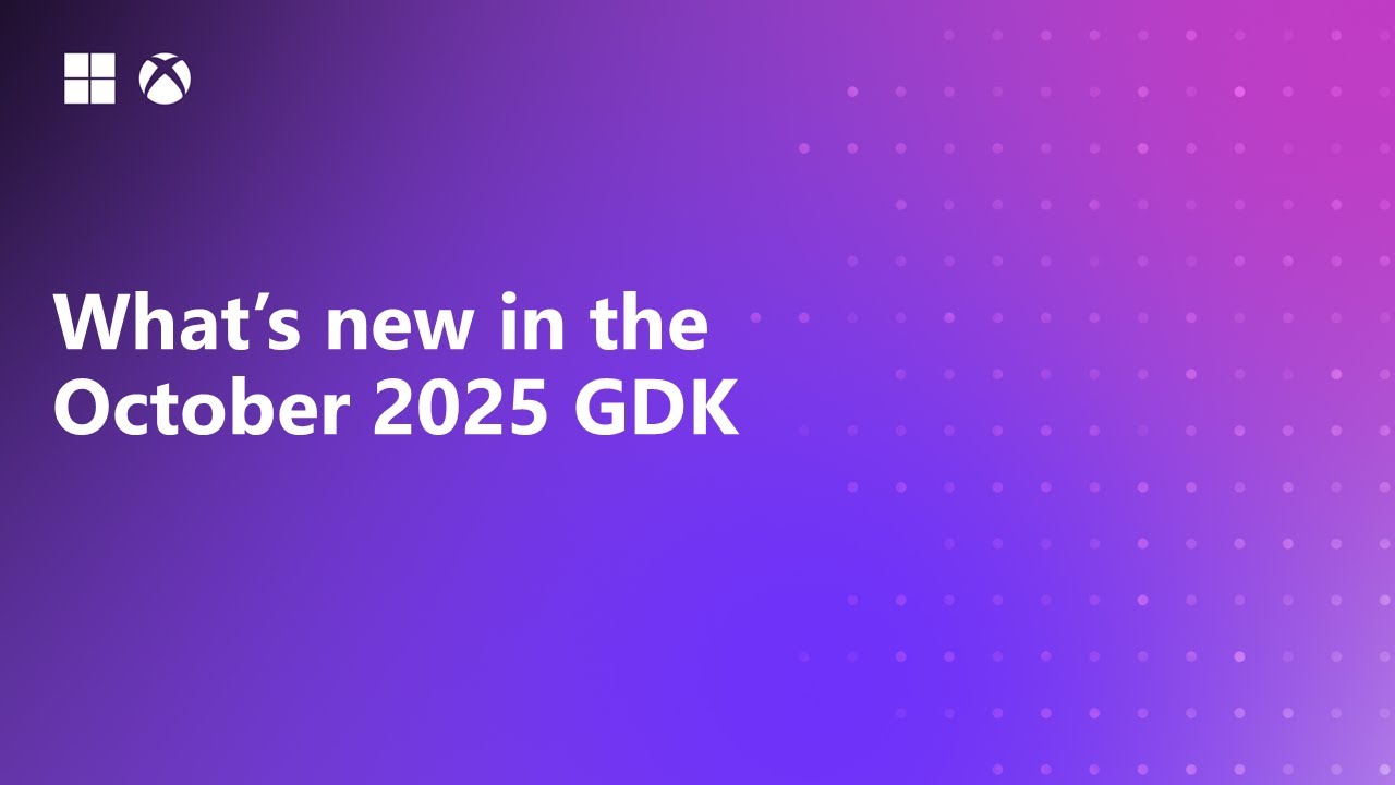 What's new in the October 2025 GDK - YouTube