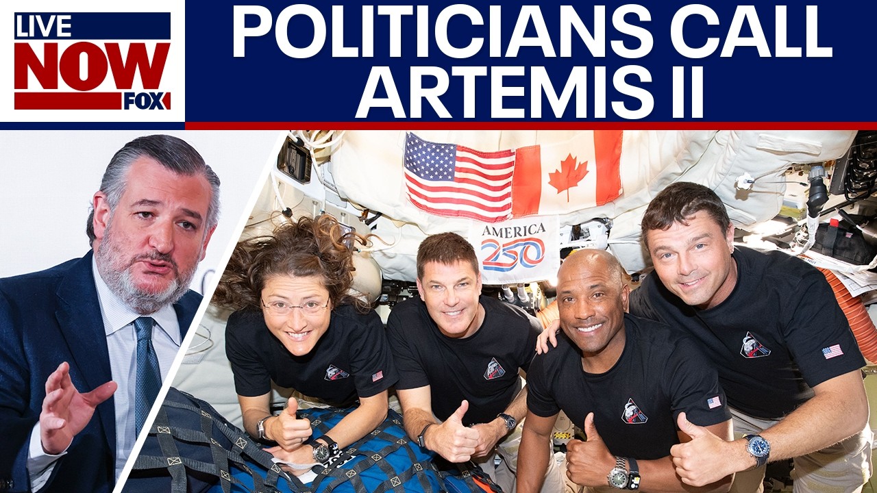 Lawmakers speak with Artemis II astronauts before splashdown