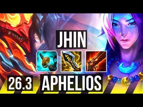 JHIN & Shaco vs APHELIOS & Thresh (ADC) | 48K damage, 5k gold comeback | EUW Master | 26.3