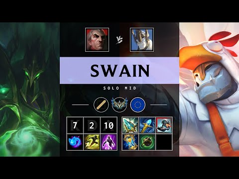 Swain Mid vs Galio - EUW Challenger Patch 25.15